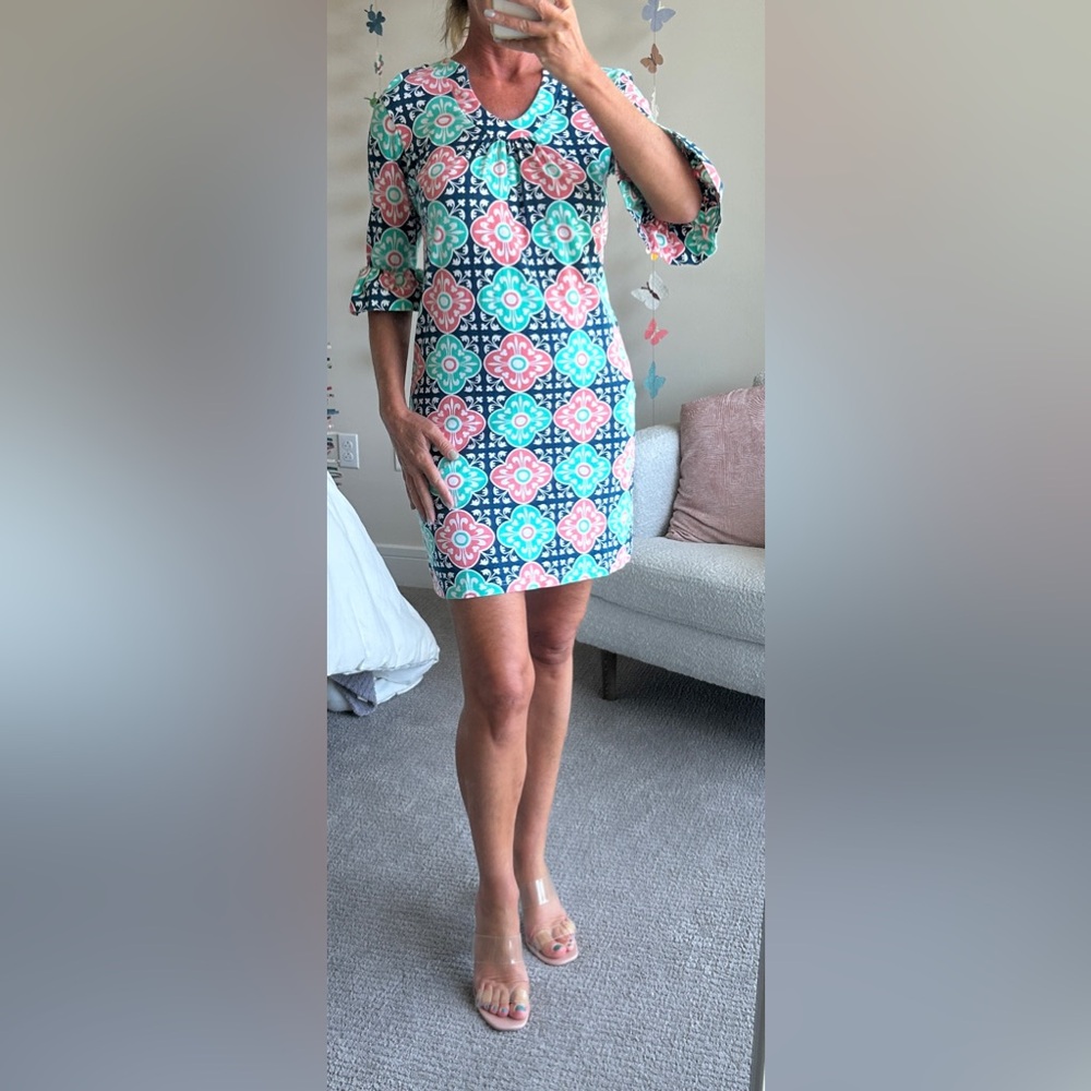 Tracy Negoshian Geometric Dress